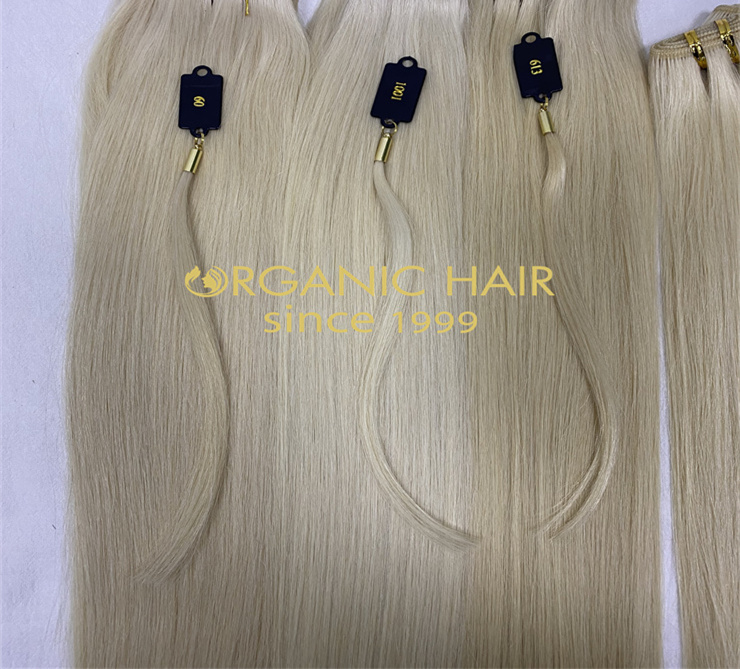 Custom hand tied extensions hair  wholesale H6